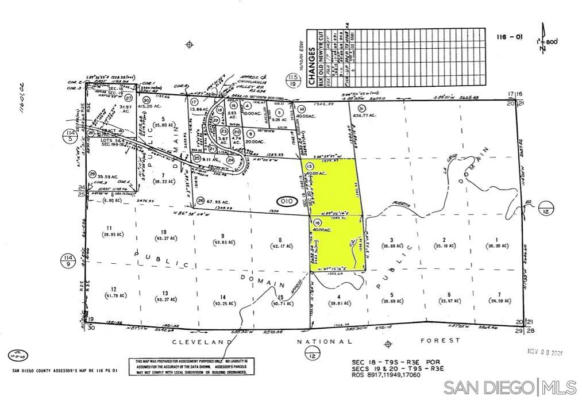 0 INDIAN FLAT ROAD # 15 & 16, WARNER SPRINGS, CA 92086 - Image 1